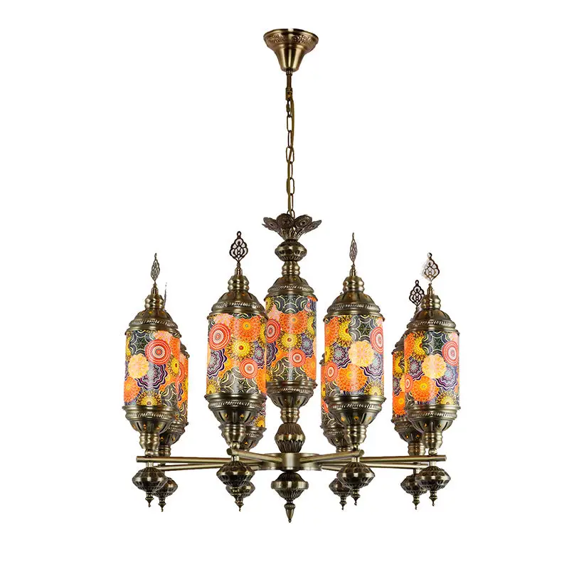 Middle East export restaurant chandelier living room B & B hotel decoration Turkish retro romantic exotic Xinjiang style light
