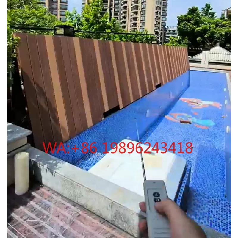 

Настраиваемое Новое Экологичное Автоматическое ПВХ-покрытие для Бассейна на Все Сезоны, Складное, Защита для Бассейна, Гарантия 5 Лет