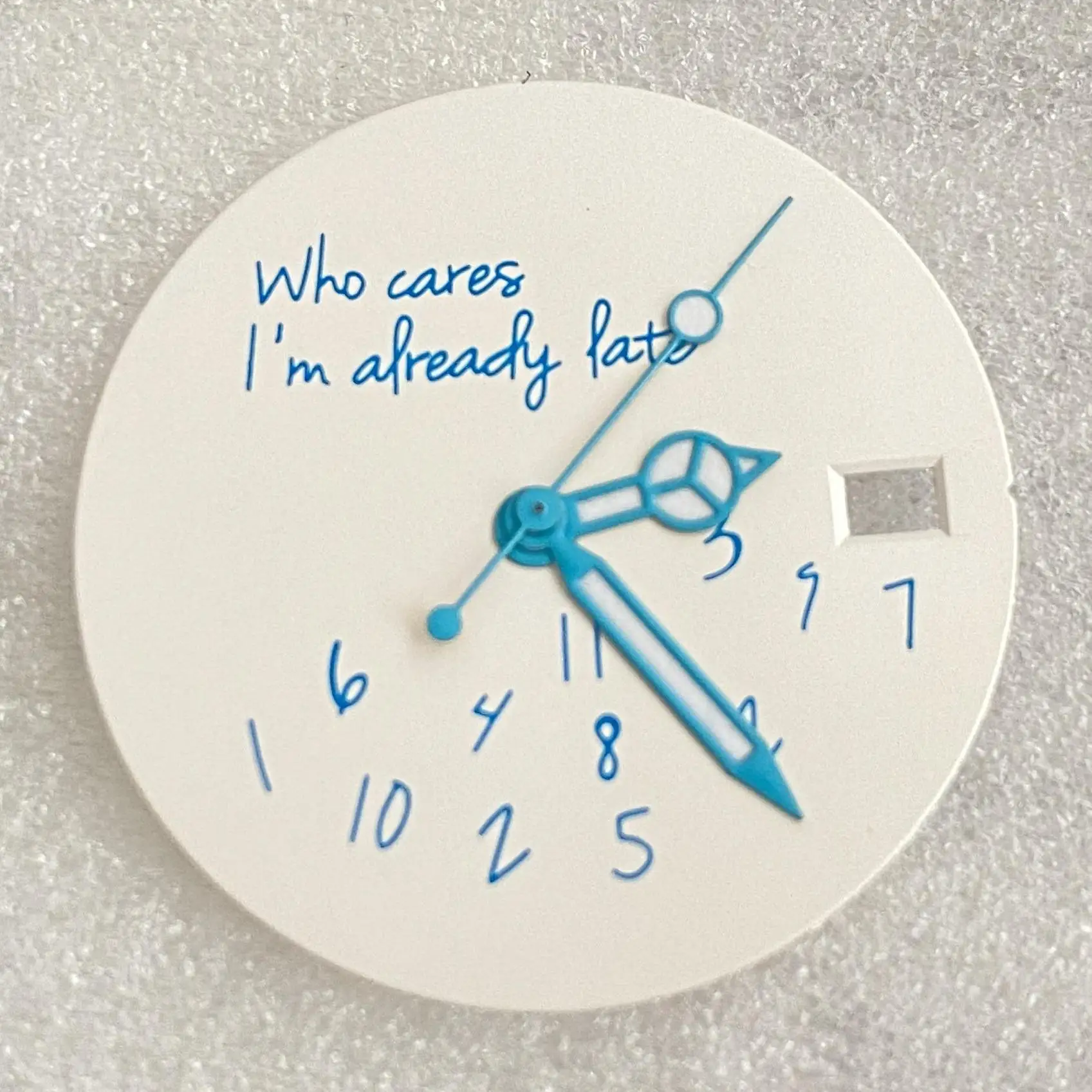 หน้าปัดนาฬิกา DIY 28.5มม. หน้าปัดนาฬิกาที่ปรับเปลี่ยนใหม่เข้ากับการเคลื่อนไหวของ NH35/4R36ที่ใส่ใจมันช้าไปแล้ว