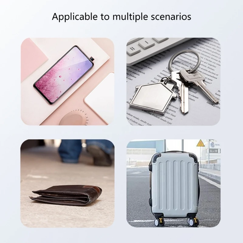 Mini Item Finder Dog GPS Trackers No Monthly Fee Locator Portable Intelligent Anti-Lost Device for Luggages Kids