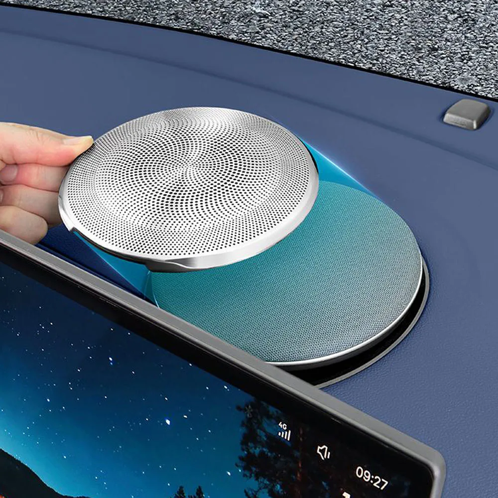 Marco Decorativo para Altavoz de Tablero Central de Coche, Acero Inoxidable, para Geely Galaxy Starship 7 EM-i 2025 2026