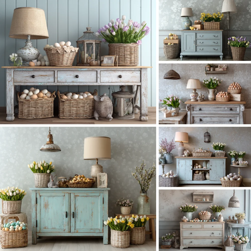 

Photography Background Spring Easter Scene Floral Indoor Window Kid Birthday Party Portrait Decor Backdrop Photo Studio