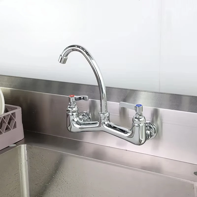 

Kitchen Sink Faucet Commercial Sink Mixer Wall Mounted Kitchen Sink Faucet Swinging Spout