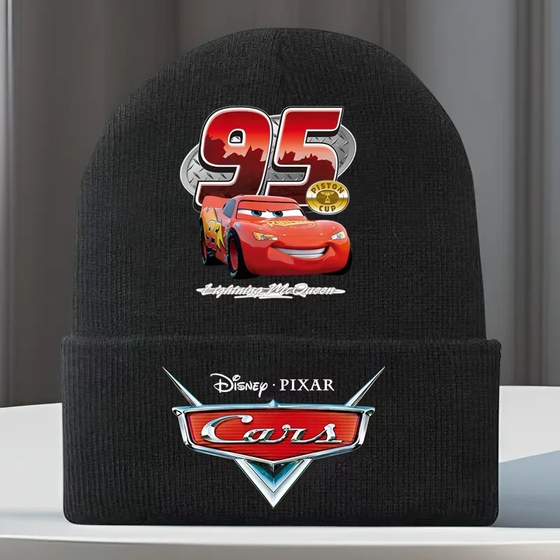 Disney Cars Pixar Lightning McQueen Skullies шапки шапки для детей осенне-зимняя вязаная шапка теплая шапка шапки-бини для детей