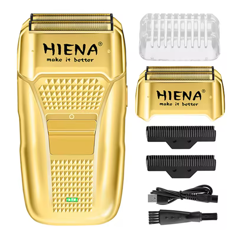 HIENA shaving machine men Electric shaver Hair clipper Rechargeable Metal Housing Pro Electric Shaver For Men Electric home - Image 11