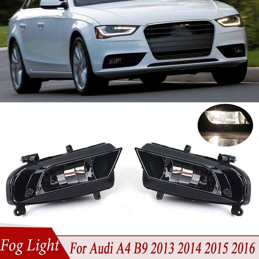 

2Pcs For Audi A4 B9 2013 2014 2015 2016 Front Left Right Bumper Halogen Fog Lamp Car-styling Signal Light 8K0941700B 8K0941699B