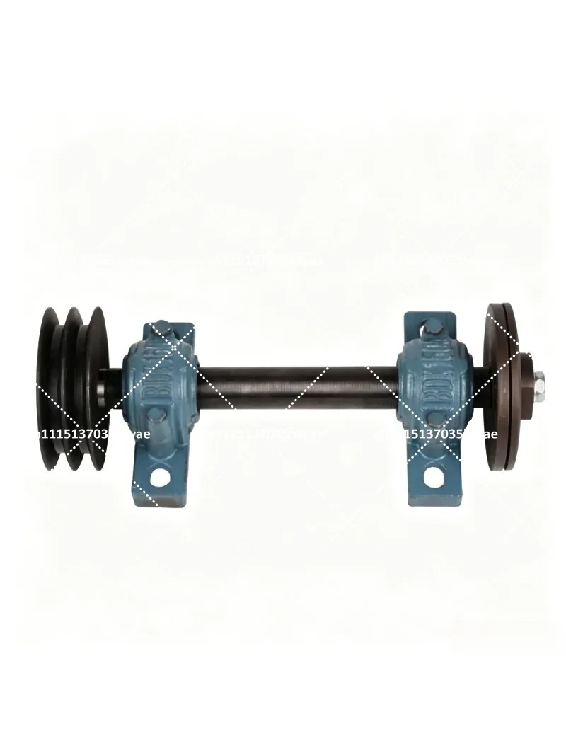 Simple woodworking table saw spindle, table drama seat shaft assembly, table saw shaft