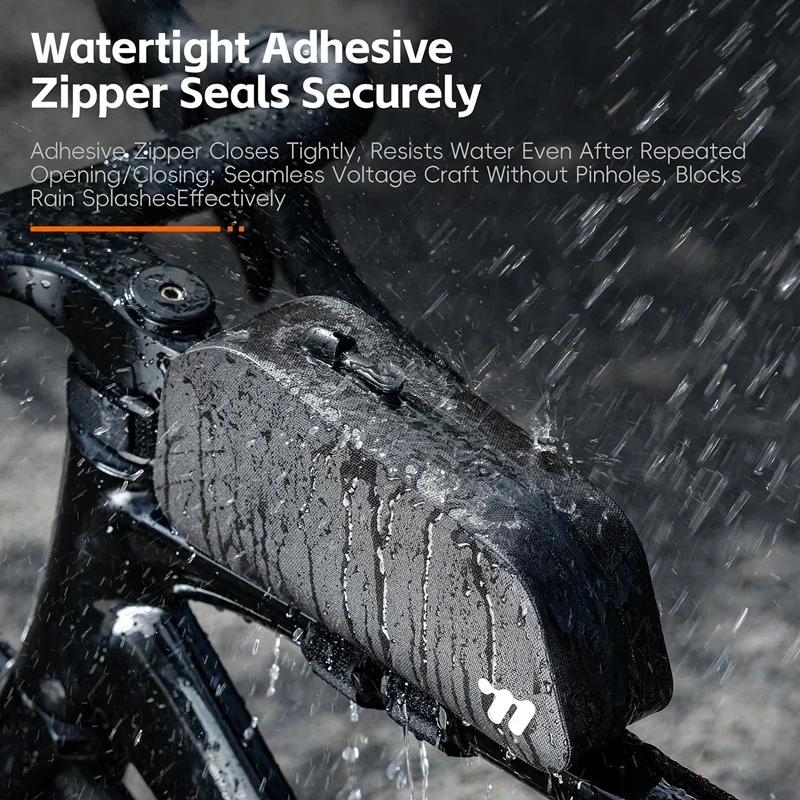 

WEST BIKING Bicycle Top Tube Bag Waterproof Bicycle Front Frame Bag Portable Multi function Bicycle Tool Bag Cycling Accessories