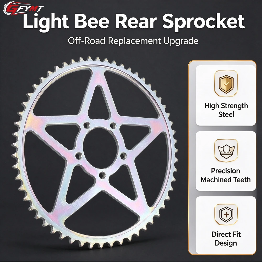 For Surron Light Bee Crank Chainring Off Road E-Bike Crankset Upgrade Sprocket Replacement Accessory back sprocket 48T 58T