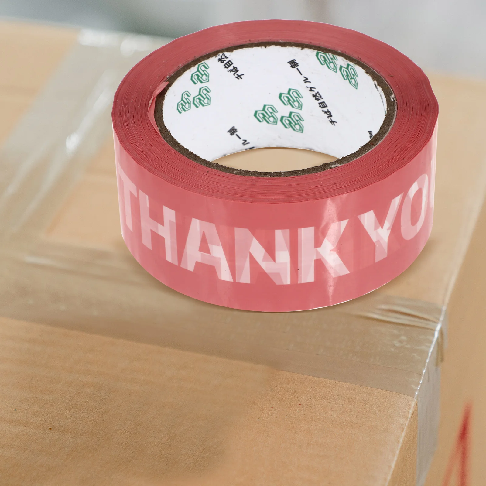 Office Sealing Tape Thank You Printed Self-Adhesive Gift Packaging Decor for Plastic Product Festival Stickers