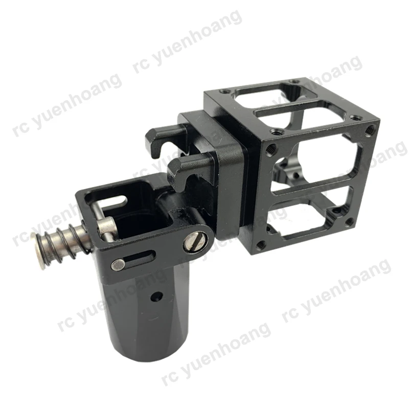 Abrazadera de brazo plegable de aleación de aluminio, Base de conector de junta de tubo de paraguas Horizontal para accesorio de marco de Dron multirotor, 20mm, 1 Uds.