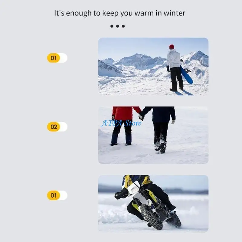 

U13C Модернизированные мотоциклетные наколенники, зимние ветрозащитные гетры, 3 размера