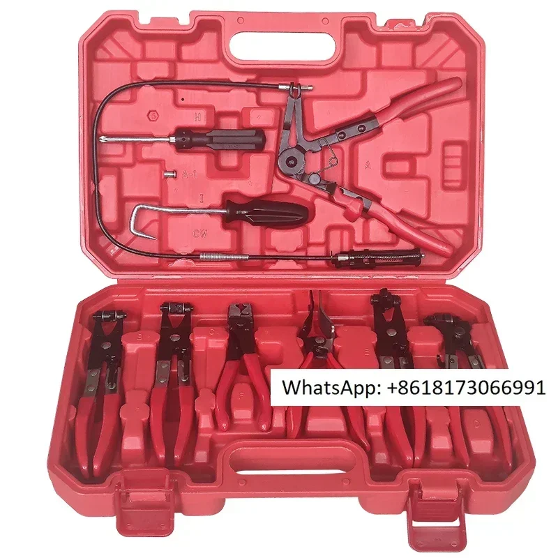 

Набор из 9 гибких длинных зажимов для шлангов для инструментов, работающих на топливе, для транспортных средств.