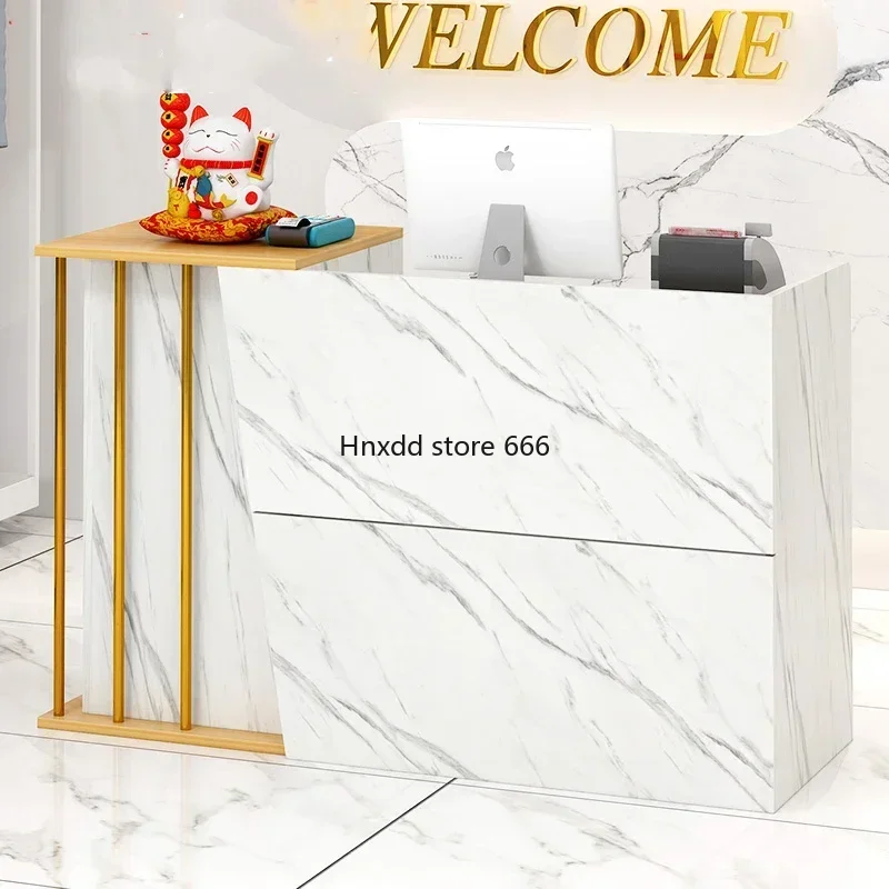 Professional Cash Counter Aesthetic Salon Reception Reseption Desk Luxurious Office Front Clothes Recepcion Furniture