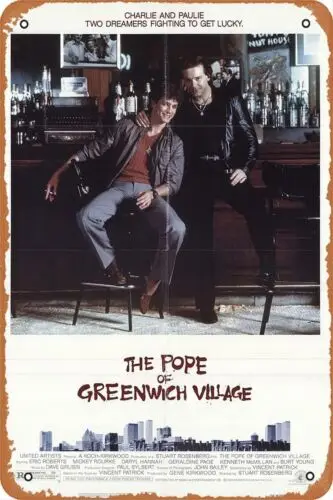 Metal Sign Movie Poster The Pope of Greenwich Village (1984) Wall Decor Tin Sign