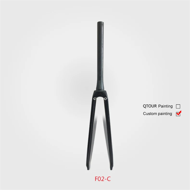 

Оптовая продажа, углеродное волокно F02, шоссейный велосипед, быстросъемный центральный замок, боковой V-образный тормоз, гоночная дорожная вилка