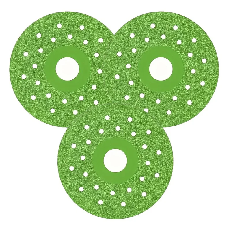 

AFOURT-3PC Алмазные пилы с фаской для резки и шлифования плитки и мрамора, 4-дюймовый отрезной диск для стекла 1 мм, для угловых шлифовальных машин