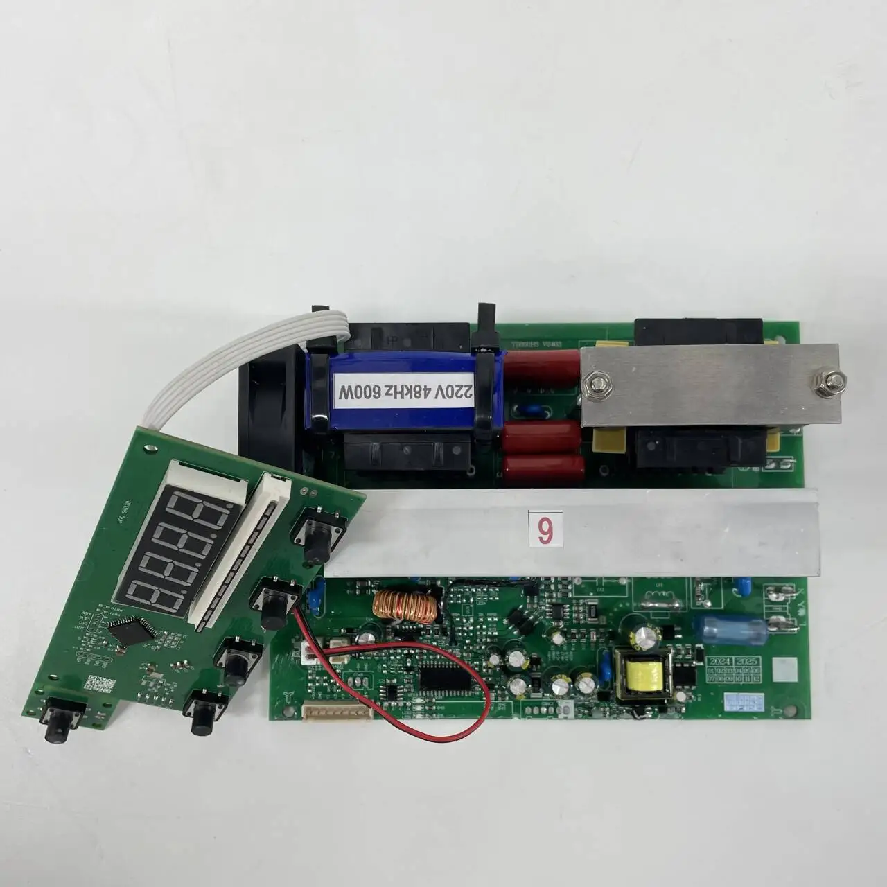 40KHZ 200W เครื่องทําความสะอาดอัลตราโซนิกบอร์ดไดร์เวอร์พร้อมตัวจับเวลาบอร์ดแสดงผลและการปรับกําลัง