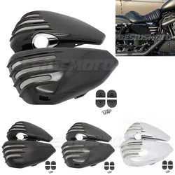 Motorcycle Left Right Side Battery Cover For Harley Sportster 883 1200 2004-2013 2014 2015 2016 2017 2018 2019 2020 2021 2022