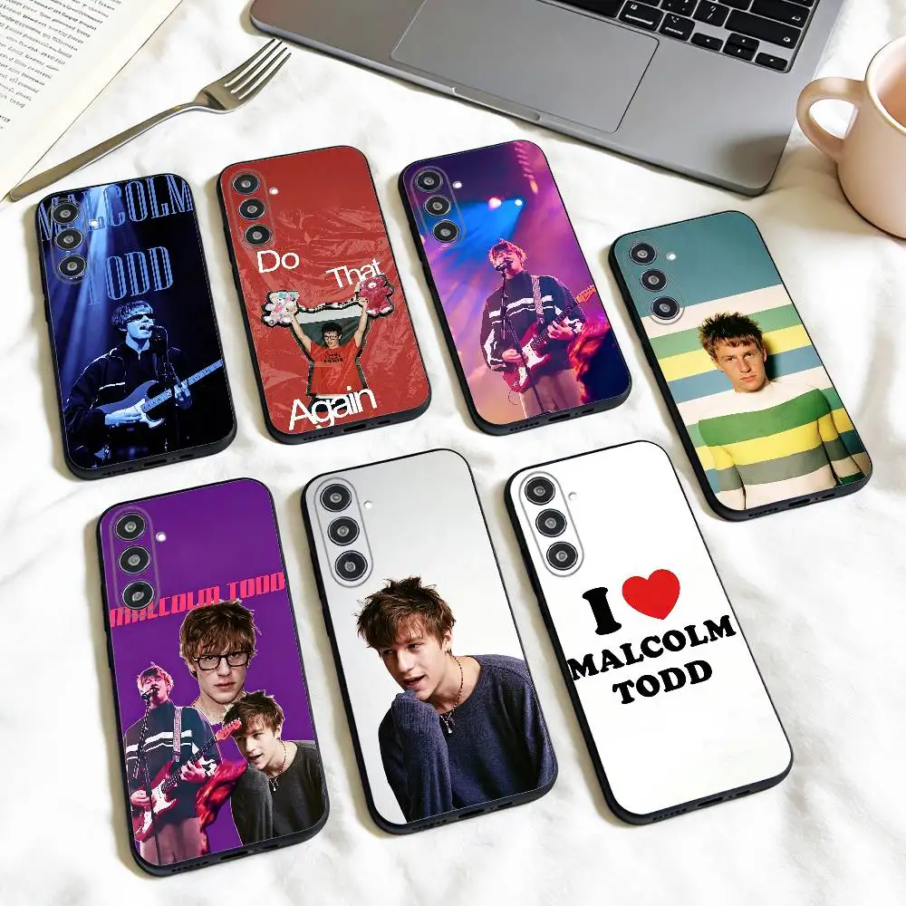 SINGER M-Malcom Todd   phone Case For Samsung Galaxy A73,A72,A71,A70,A53,A52,A51,Others Soft Black Shell