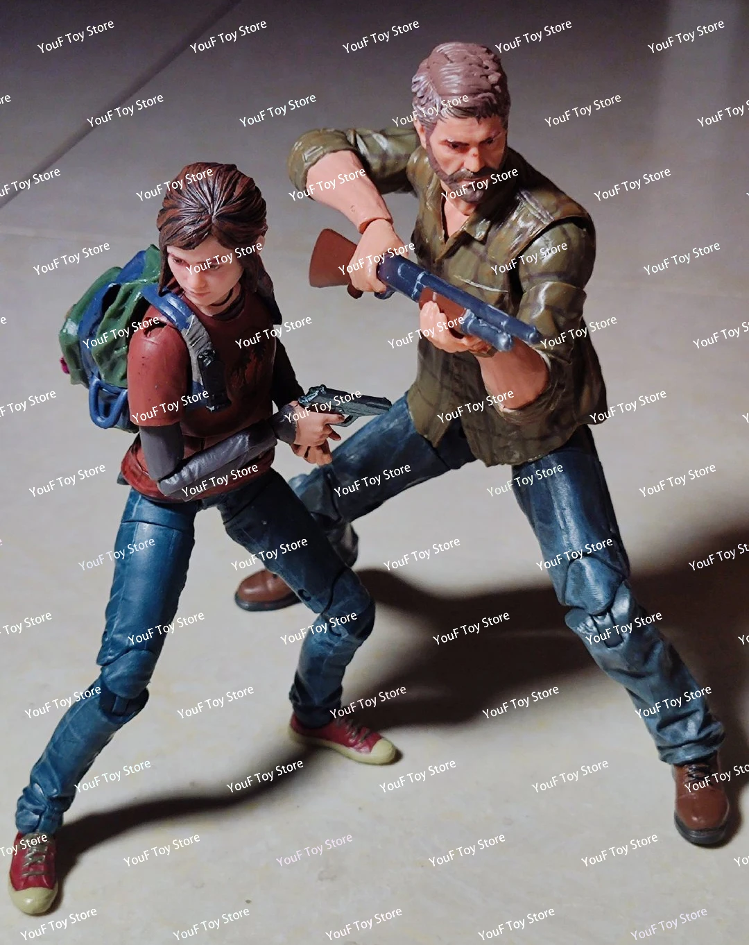 In Stock Spin Master Joel Ellie The Last Of Us Aloy Kratos Anime Action Figure Collection Model Kid Toy Christmas Birthday Gift