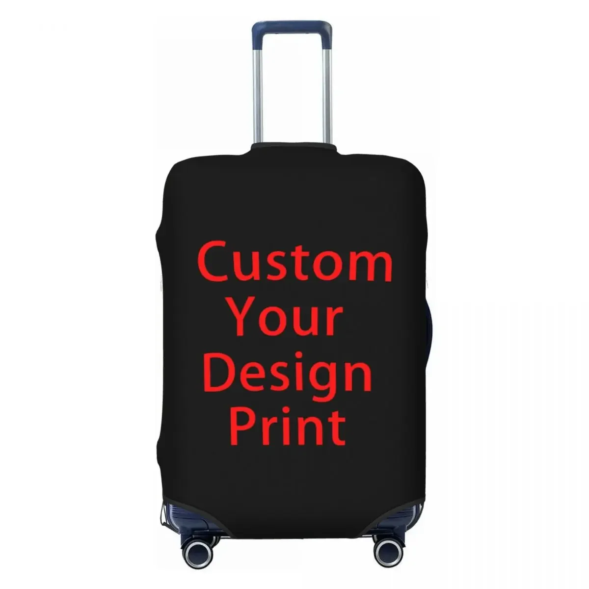 Custom Your Design Travel Luggage Cover Elastic Customized Logo Printed Suitcase Cover Protector Fit 18-32 Inch