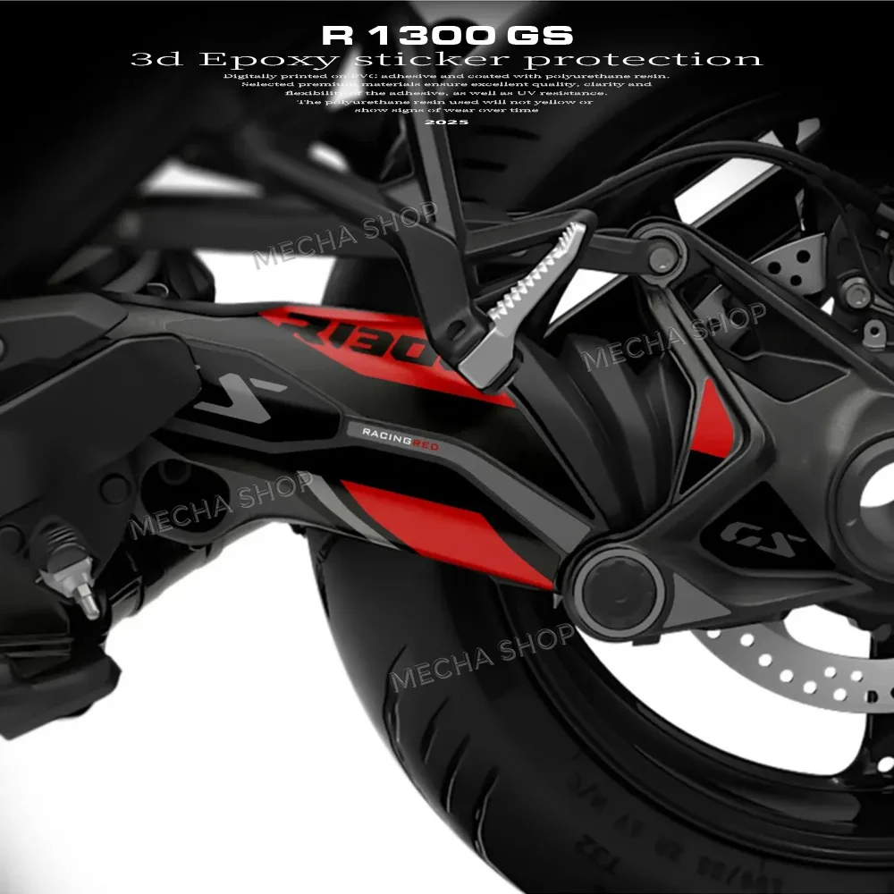

Motorcycle Accessories 3D Epoxy Resin Sticker Swingarm Protection Kit for R 1300 GS / ADV 2025