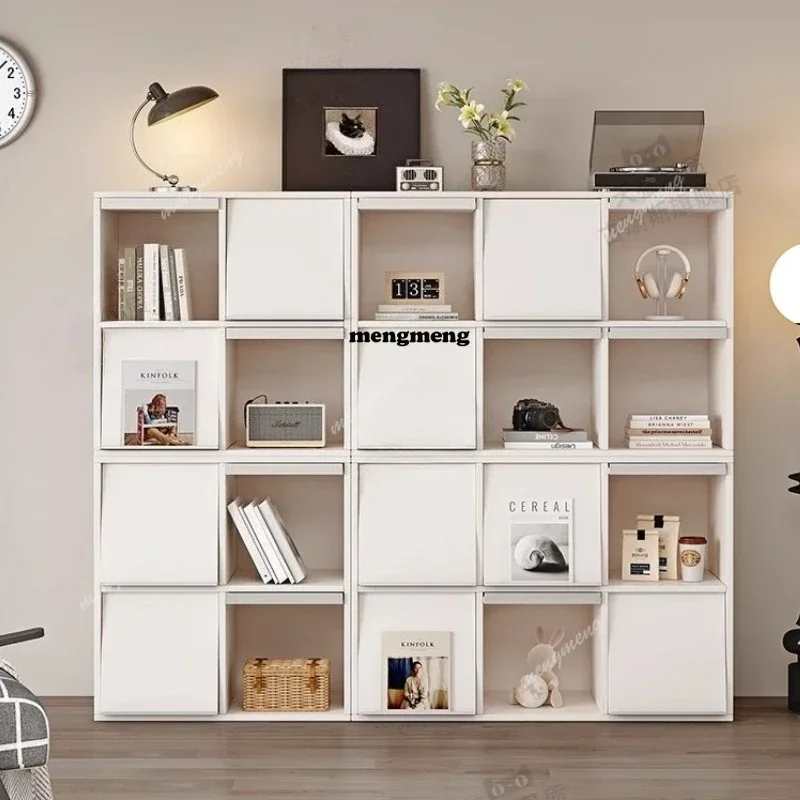K182Modern Storage Display Bookshelf Living Room Organizer Space Saving Bookshelf Cd Racks Muebles Para Hogar Contemporary Furni
