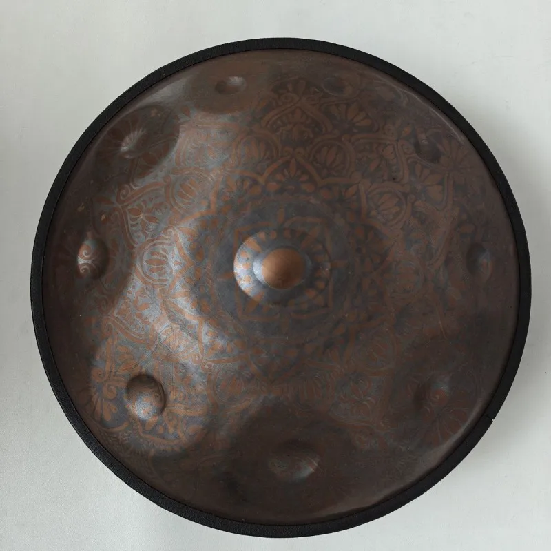 9 Tone Meditation HandPan 10 Tones Nitrided Steel Handpans 12 Tone Adult Beginners HandPan Professional Musical Instruments