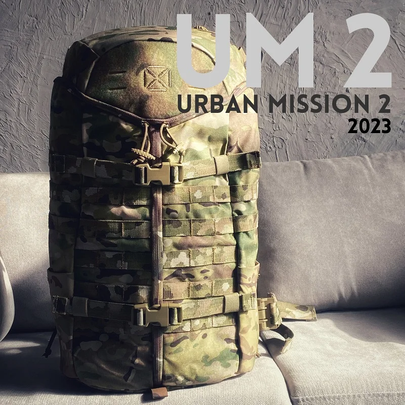 30L 2Days Tactical Commuting EDC Double-Shoulder Carbon Fiber Support Backpack