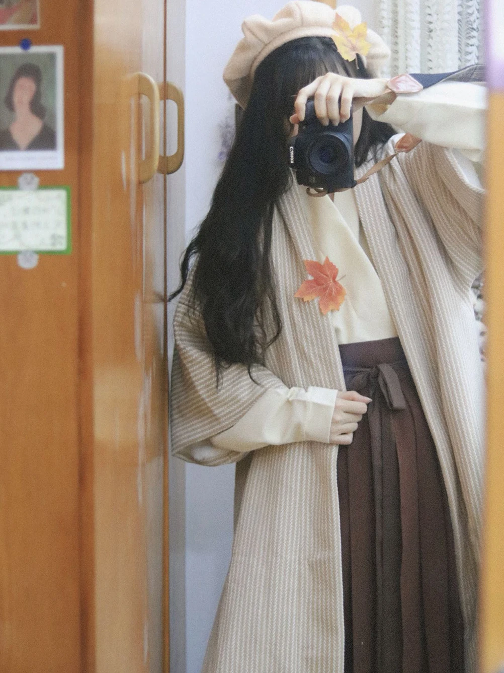 

Теплая длинная сухая юбка Hanfu Original Song Dynas с храмом Thiened Fce Daily Sle Hundred сложенная юбка для женщин