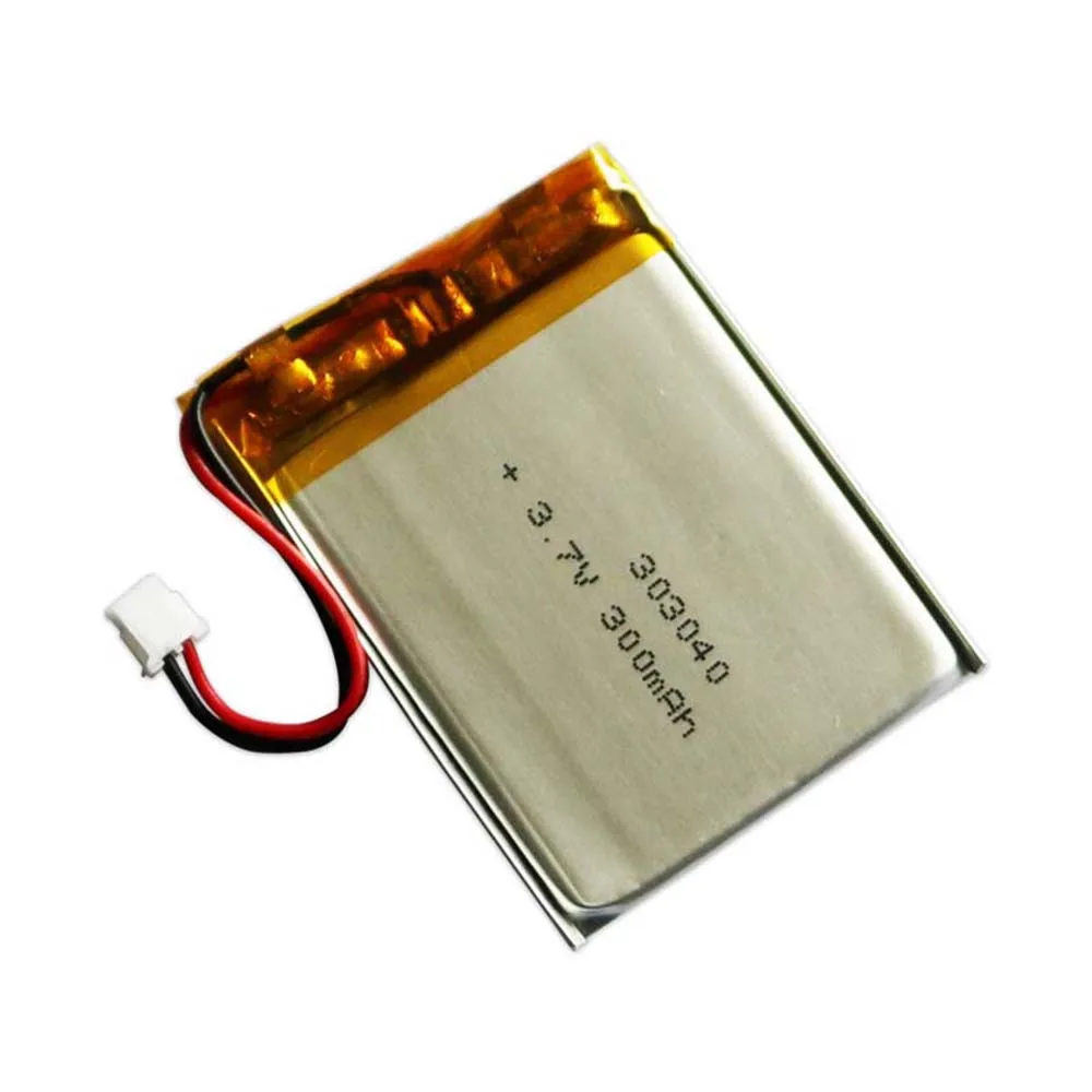 3.7V 300Mah 303040 Li-Ion Li-Polymer Li Battery 2.0 JST 2Pin For LAPTOP TABLET CHARGING POWER MP3 CAMERA MOBILE POWER