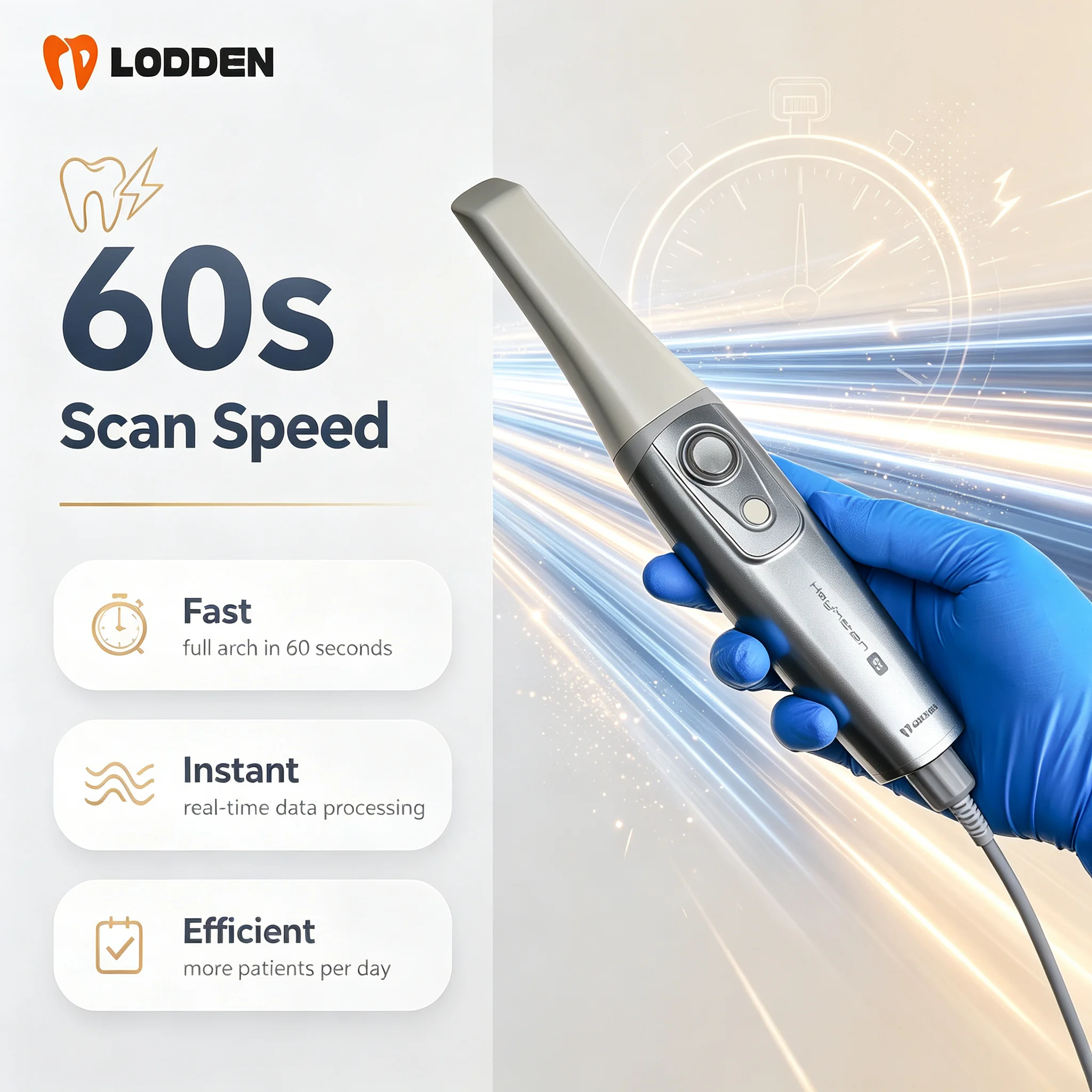 LODDEN 3D Intraoralscanner Heyinscan S5 Digitale Dental-Oralkamera CAD CAM Abformgerät für Zahnkliniken und Labore – Detail 3