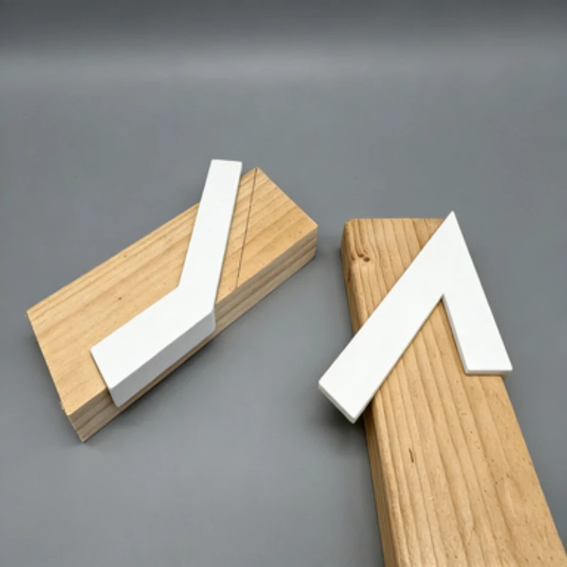 2pcs of 45° Angled Stop Angle Rulers, Woodworking Marking And Positioning Tools, 45-Degree Angled Cutting And Alignment