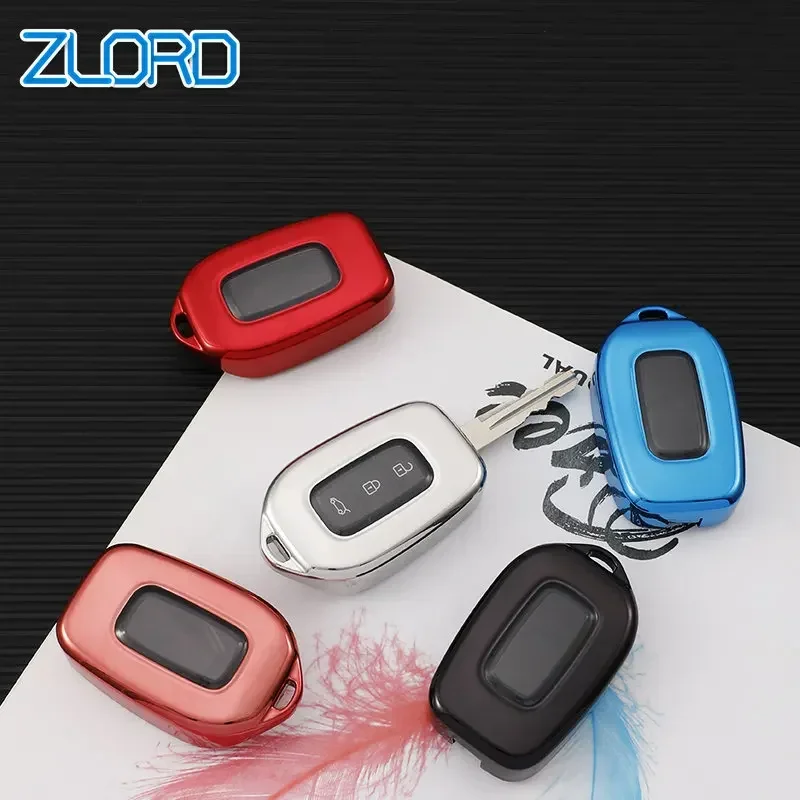 TPU Car Key Case for Dacia Sandero Stepway Logan Duster for Renault Duster Dokker Logan Stepway Clio 5 SS2 Renault TWingo Cover