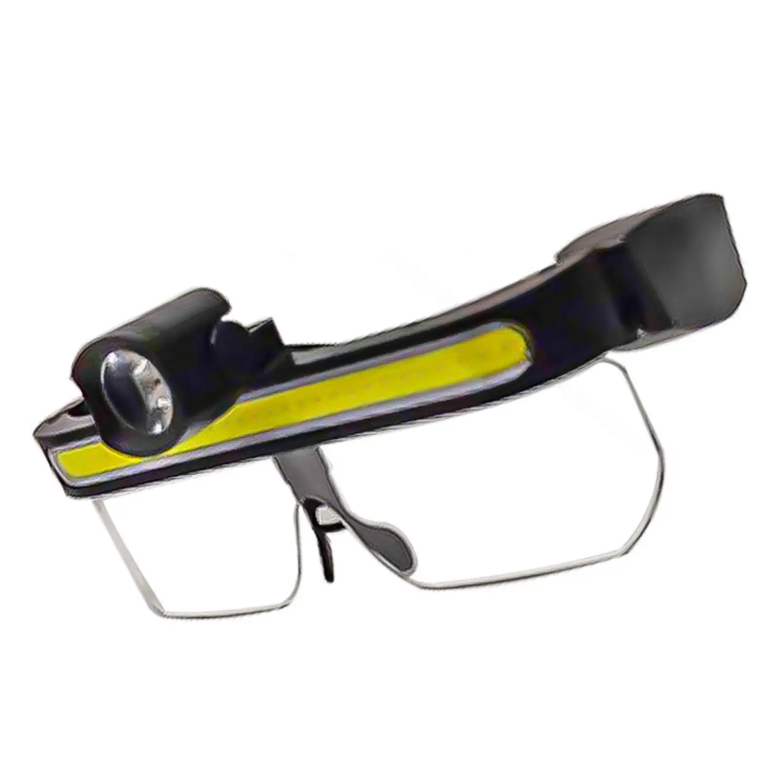 LED Headlamp Light Up Glasses Adjustable Spot Flood Modes Cordless Eyewear for Running Camping Repair Tasks