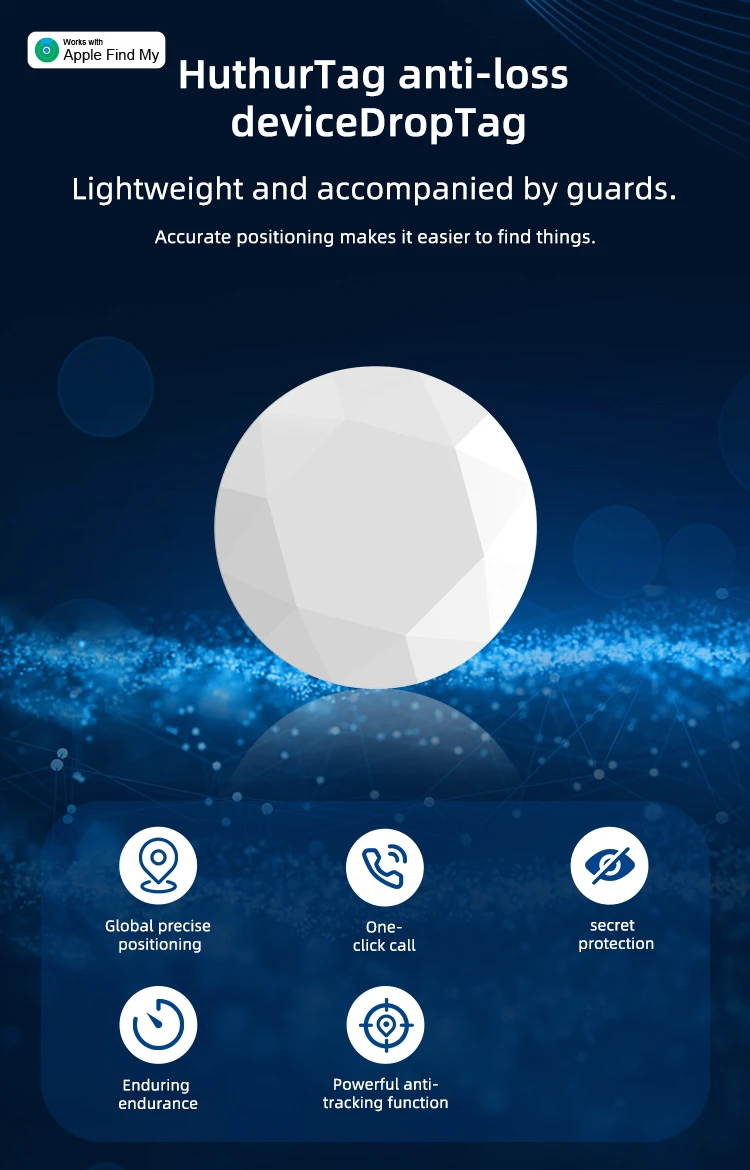 Timethinker 스마트 블루투스 GPS 추적기, 글로벌 포지셔닝, 분실 방지 알림 장치, 노인 자동차 키, 애완 동물 어린이 로케이터 추적기 