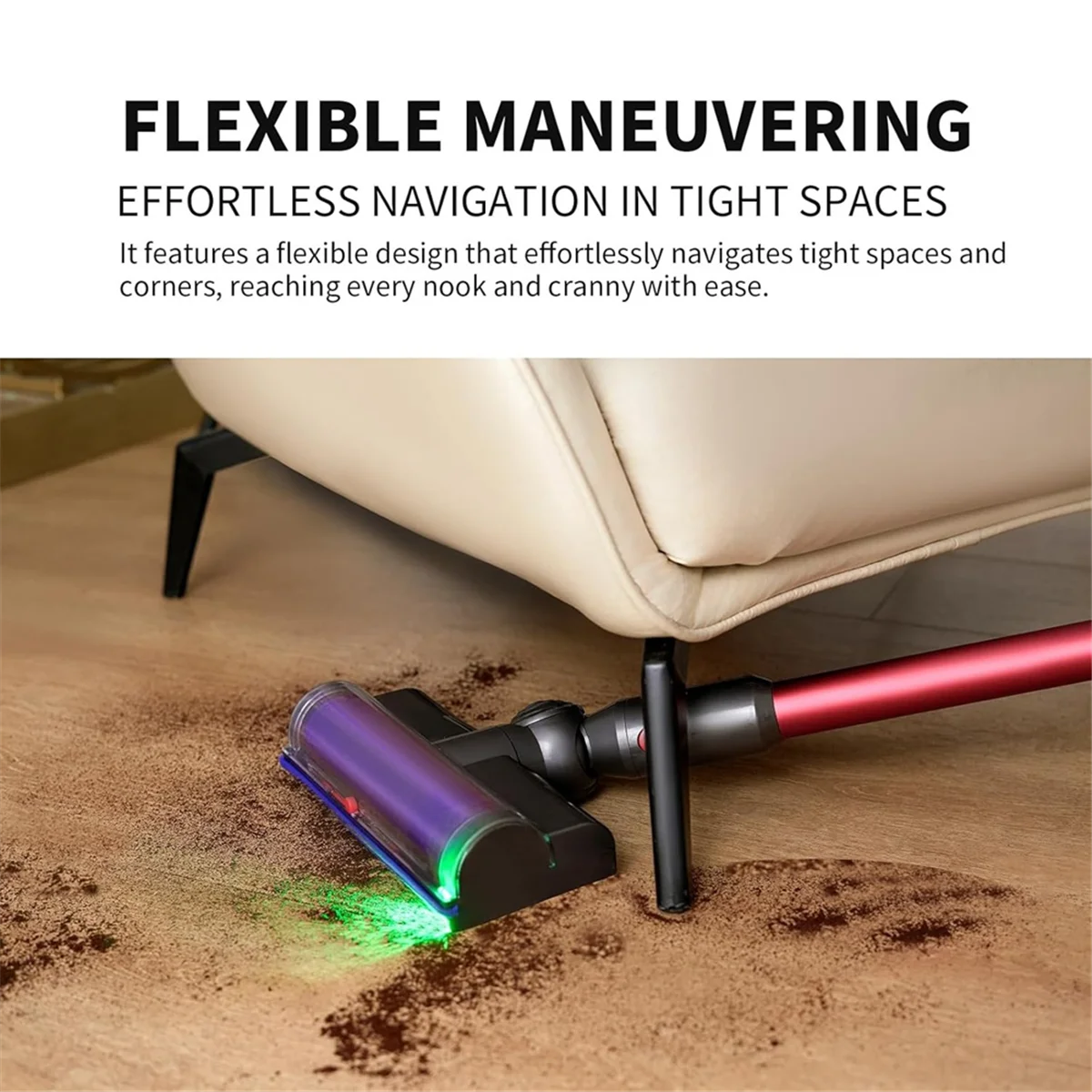 FNJK-For Dyson V7 V8 V10 V11 V15 فرشاة مكنسة كهربائية رئيس استبدال رأس فرشاة الأرضية