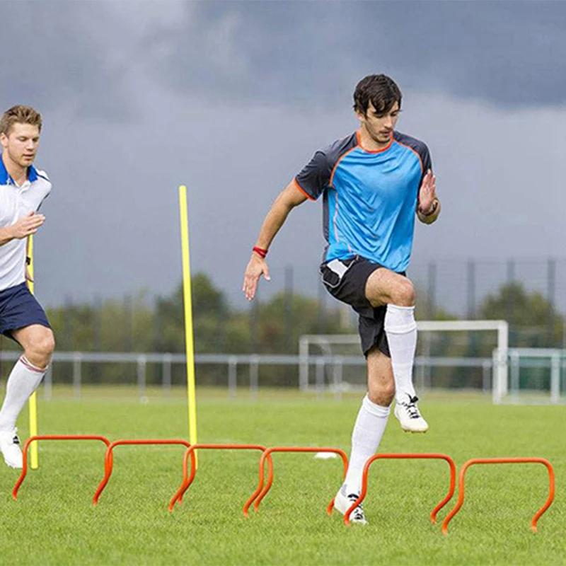 Agility Training Speed Hurdles, Traseira De Prática De Futebol, Treino De Futebol, Barra De Barramento, Laranja, 15cm