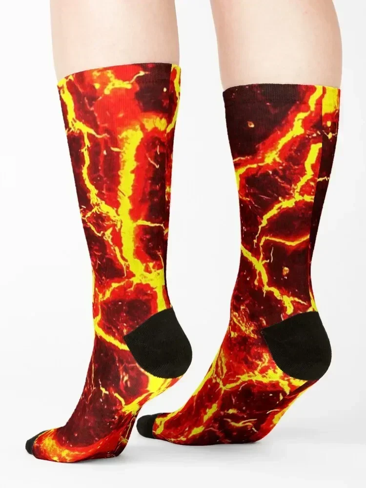 جوارب الحمم البركانية المخصصة الرياضية ضغط مضحك هدية الصبي الجوارب النسائية أنيمي الشتاء الرجال القطن عالية الجودة الذكور الجوارب النسائية #4