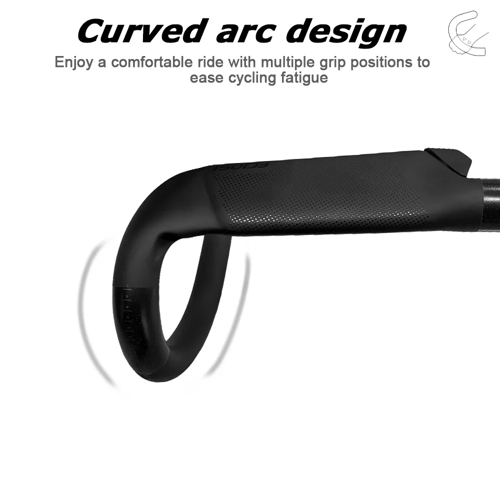 T1000 Vollcarbon-Rennradlenker Sportfahrradlenker Aero-Drop-Bar Rennradzubehör 31,8 X 400/420/440mm – Detail 8