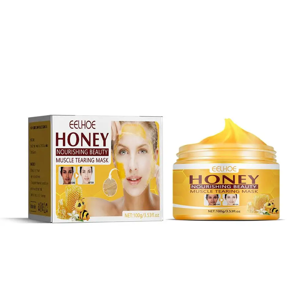 100g Rejuvenating Honey Tear-off , Honey Nourishing Muscle Tearing , Deeply Cleans Moisturizing For All Skin Types R9l8