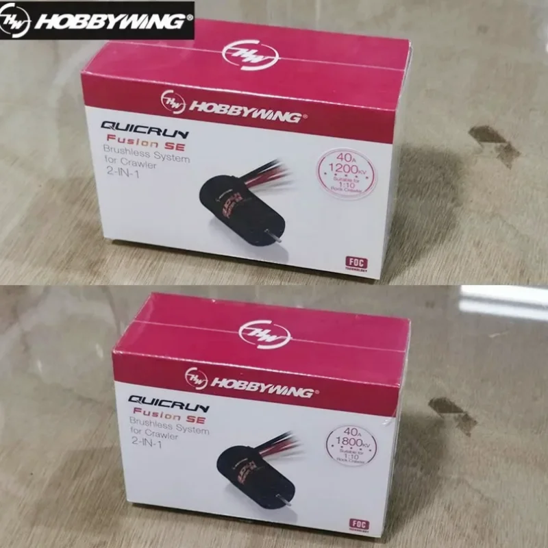 Nooxion Hobbywing Quicrun Fusion Se 40a 1800kv 1200kv Combined Motor Esc For 1/10 1/8 Rc Model Car Crawler Accessories