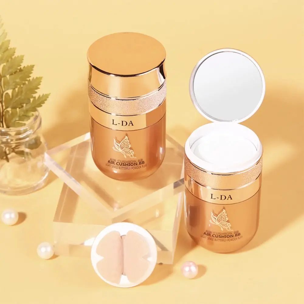

Whitening Butterfly Cushion BB Cream Concealer Oil-control Moisturizing Foundation Natural Finish CC Cream Butterfly Powder Puff