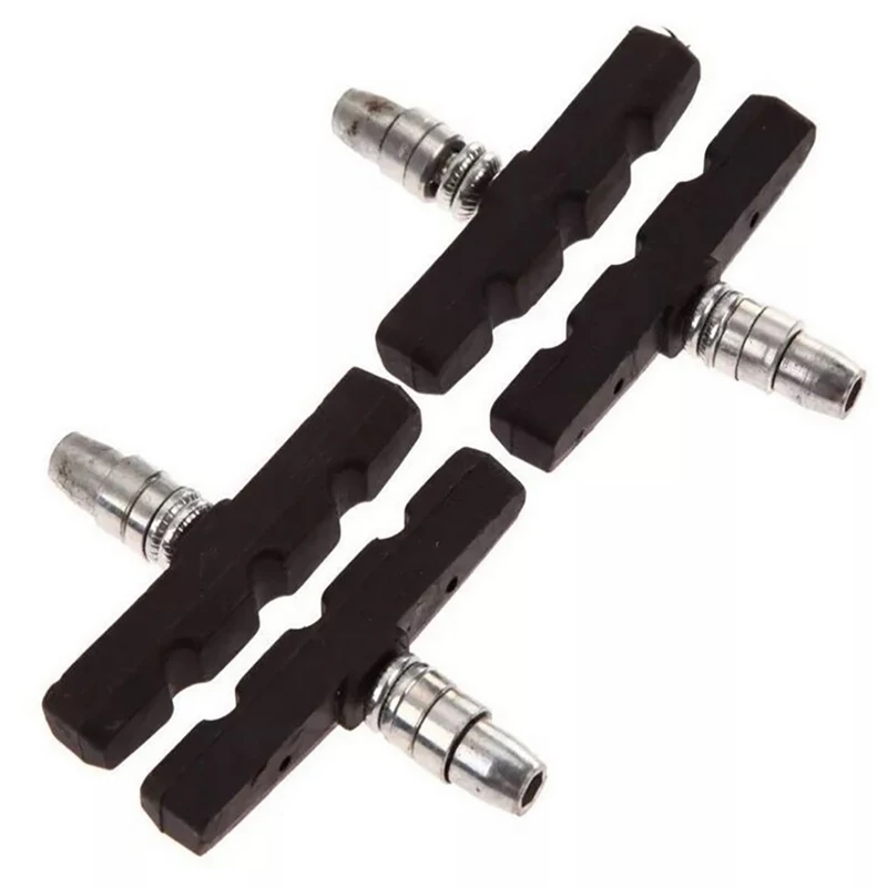 4 Pcs Bicycle Break Pads Shoes Tools For Mountain Road Bike Brake Block Wear-resistant Spindle Accessories