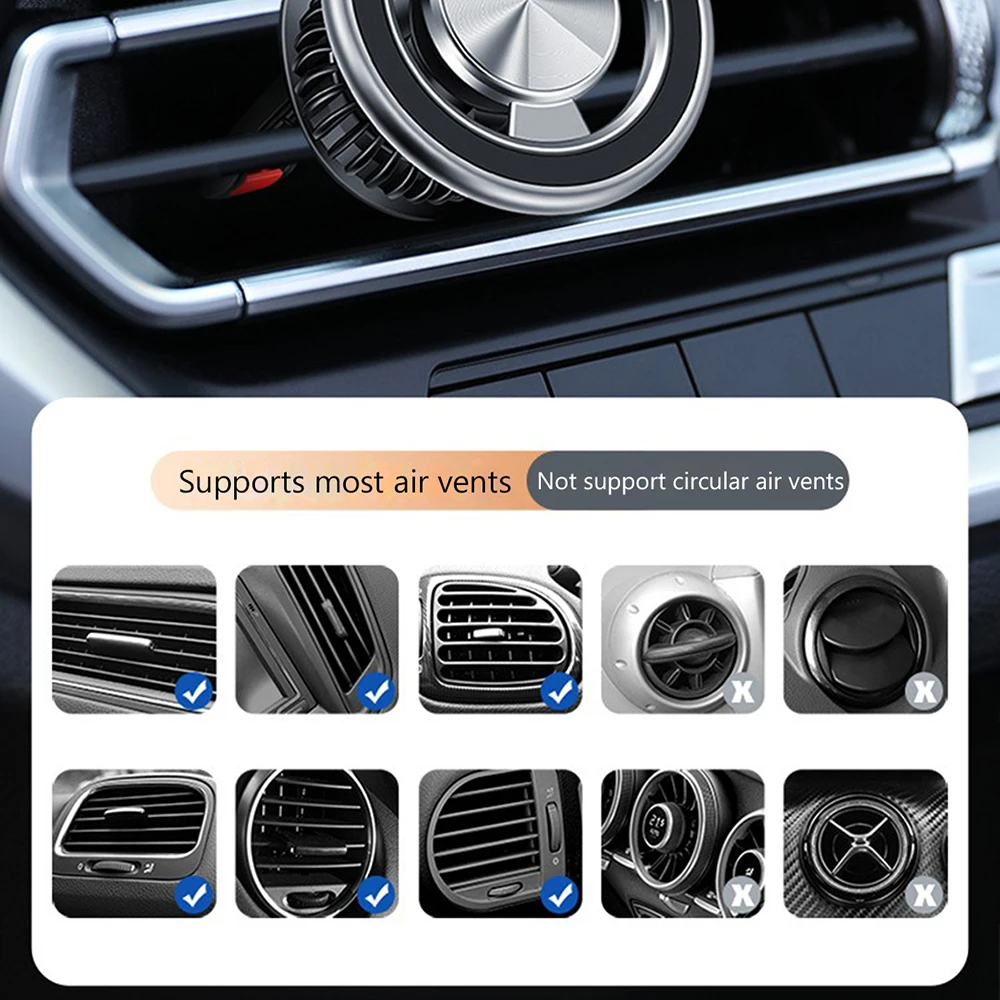 Multi-function Car Phone Holder Air Vent Mount Mobile Cell Phone Stand In Car GPS Support For iPhone 13 12 Pro Xiaomi Samsung