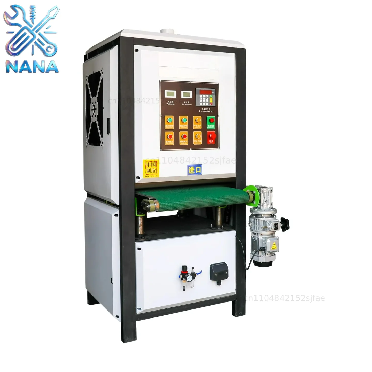 Flat polishing machine Automatic metal sanding and polishing stainless steel wire drawing machine