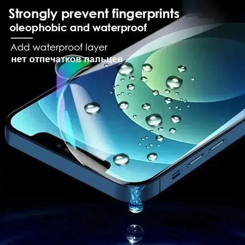 3Pcs Full Cover Hydrogel Film For iPhone 16 15 14 13 12 11 Pro Max Screen Protectors For iPhone X XR XS MAX 7 8 Plus Not Glass