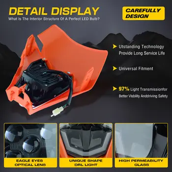 10 最佳銷售 越野摩托車前燈 - №1