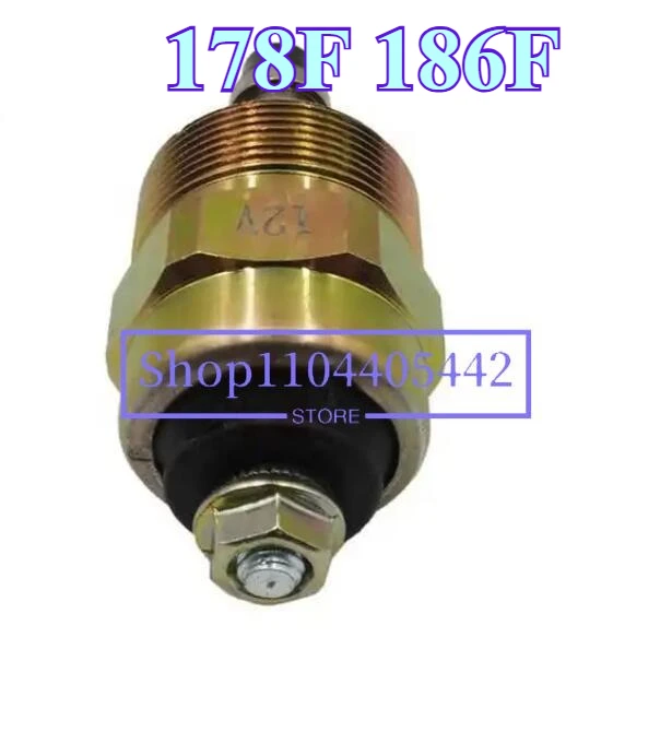 

12V 24V Oil Cut-off Valve Diesel Generator Oil Pump 178F 186F 188F 192F Genset Parts Solenoid Valve Fuel Injection Pump Assembly